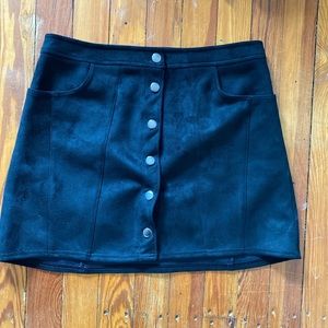 black velvet skirt